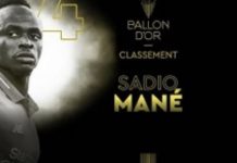 Ballon d’Or : Sadio Mané 4ème au classement final