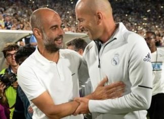 Zidane : « Guardiola est le meilleur entraîneur du monde »
