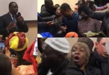 LONDRES : MACKY SALL BRUYAMMENT HUÉ PAR NIO LANK