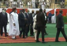 EXCLUSIF : SÉJOUR ÉLECTRIQUE DES FRÈRES ENNEMIS (MACKY, EMBALO ET CONDÉ) AU BURKINA À L’INVESTITURE DE ROCH KABORÉ