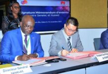 PARTENARIAT AVEC HUAWEI : LA SENELEC FOURNIRA DES SERVICES DE RÉSEAUX TÉLÉCOMS À PARTIR DE DÉCEMBRE 2023