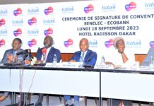 FINANCEMENT DE SES PRESTATAIRES : LA SENELEC PARAPHE UNE CONVENTION DE 10 MILLIARDS DE FCFA AVEC ECOBANK