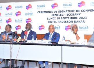 FINANCEMENT DE SES PRESTATAIRES : LA SENELEC PARAPHE UNE CONVENTION DE 10 MILLIARDS DE FCFA AVEC ECOBANK