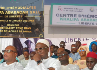 LIBERTÉ 6/CENTRE HÉMODIALYSE : BARTHÉLÉMY DIAS IMMORTALISE LE MAIRE KHALIFA SALL